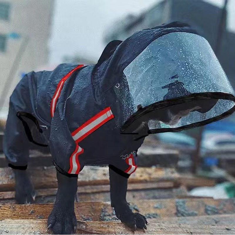 Trendy Reflective Waterproof Dog Raincoat(3 Styles)